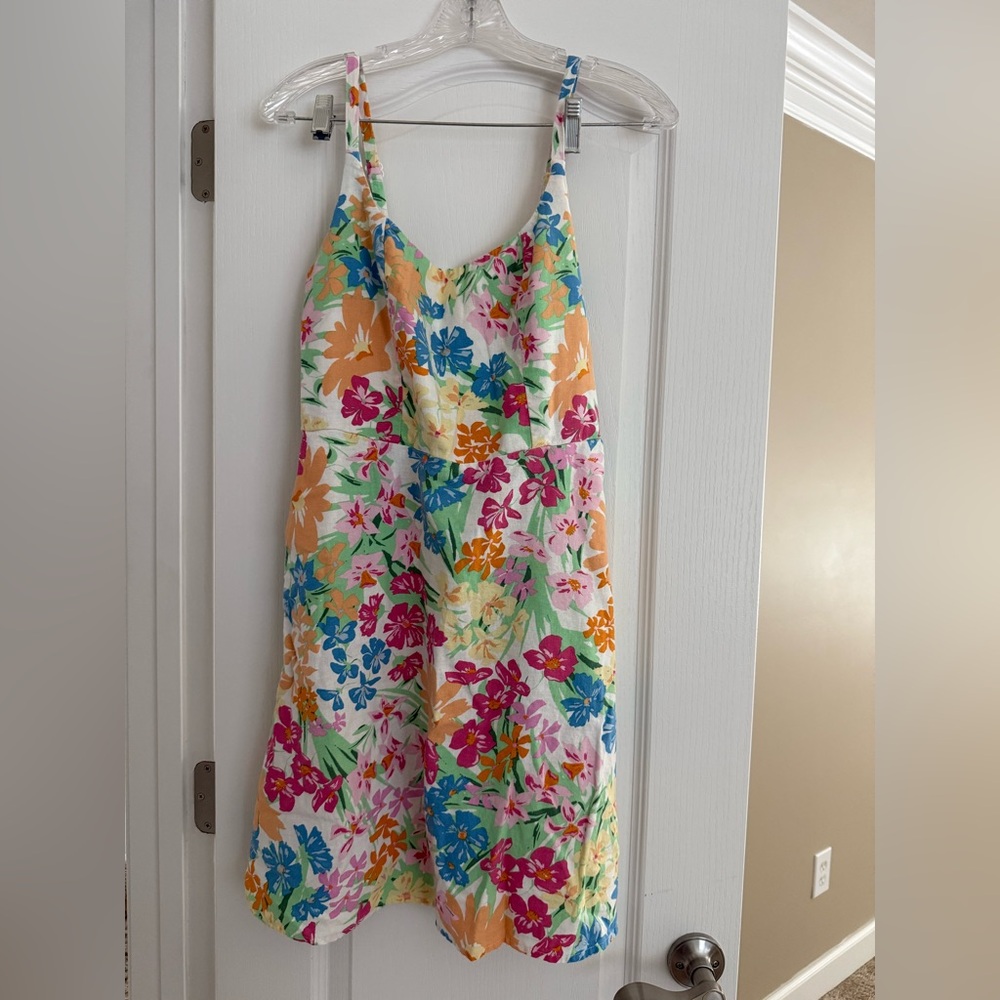 Old Navy Pink Blue Sundress Sleeveless Mini
